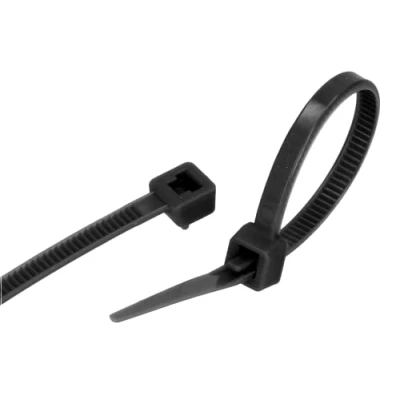 Imagen de GARDENIX Bridas para plantas (100 unidades, 3,6 mm x 100 mm), color negro
