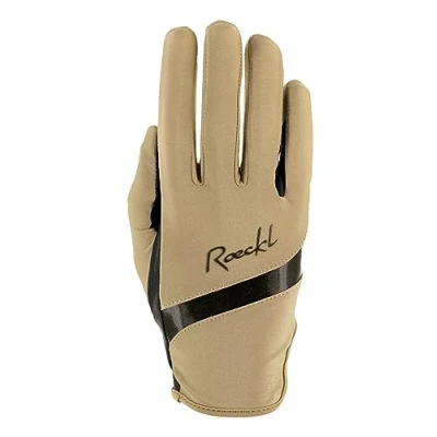 Imagen de Roeckl Guantes de equitación Sports Lorraine, Verano para Mujer, Desert Glow 7.5