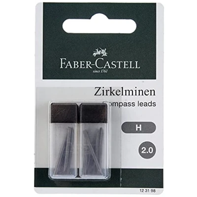 Imagen de Faber Castell 123198 Compás de minas, 2 mm, 12 unidades)