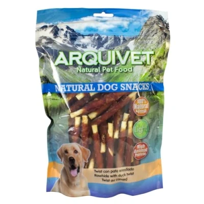Imagen de Arquivet Twist con Pato Enrollado 13 cm , 1 kg (Paquete de 1)