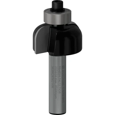 Imagen de Bosch Professional 2 608 628 362 Fresas para medias cañas 8 mm, R1 6 D 24,7 L 13 G 53 mm (pack de 1), Metálico