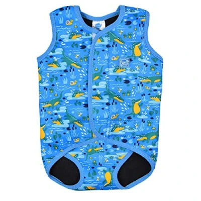 Imagen de Splash About Baby Wrap Traje de neopreno, Crocodile Swamp, 6 18 meses