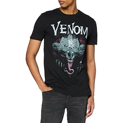 Imagen de Marvel Venom Sneak Camiseta, Negro, L para Hombre
