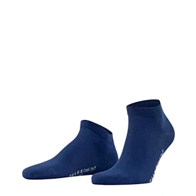 Imagen de FALKE Cool 24/7 M SN algodón corte unicolor 1 par, Calcetines cortos Hombre, Azul (Royal Blue 6000) nuevo ecológico, 41 42