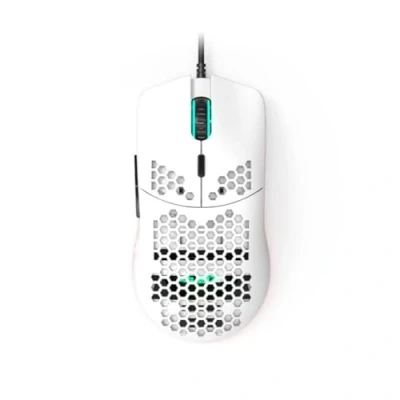 Imagen de XZXWZX RGB Gaming Mouse con Cable, Honeycomb Shell Design Ultraligero 11 retroiluminado 7200 dpi, 6 Botones programables, Cable Receptor de 1,5 m, USB MAU para PC/Mac/Laptop, Blanco