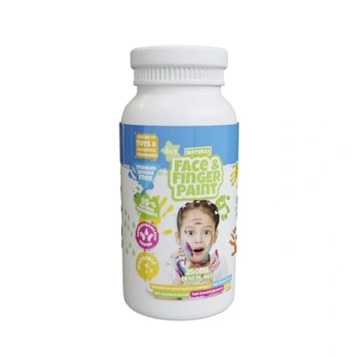 Imagen de Natural Face &amp; Finger Paint 250ml Blanco