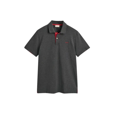 Imagen de GANT Contrast Polo, Hombre, Talla: Large, Antracit melange