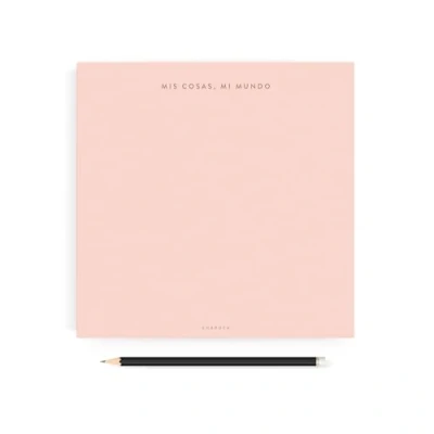 Imagen de CHARUCA Bloc Mis cosas mi mundo Papel de 100 gramos Libreta Notas 21x21 con Todo tu Día a la Vista y en Orden 60 Hojas, Dimensiones cms. Apunta tus ideas, toma notas, dibuja. (Pink)