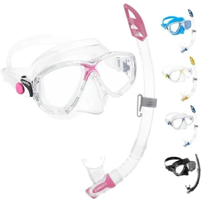 Imagen de Cressi Marea Vip Conjunto Combo Snorkel Unisex Adulto, Varios colores, Talla única