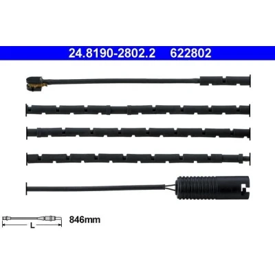 Imagen de ATE 24.8190 2802.2 Sensor de Desgaste Pastillas Frenos ROVER: 75, 75 Tourer