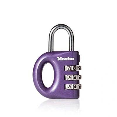 Imagen de Master Lock 633EURD Candado con Combinación y Cuerpo de Zinc, Color aleatorio, 5,6 x 3,2 1,1 cm