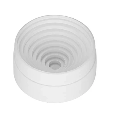 Imagen de stonylab Soporte para Botella de Plástico, Matraz Fondo Redondo Polipropileno Apilable, Plastic Flask Stand Frasco Hasta 5 Litros 90mm