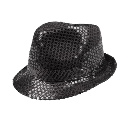Imagen de Boland Sombrero de lentejuelas, unisex, vestido discoteca, accesorio, carnaval, disfraz, fiesta disfraces, temática