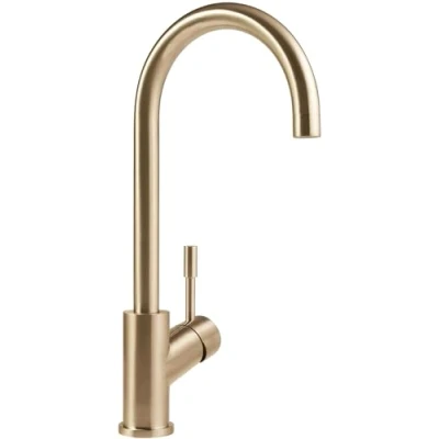Imagen de Villeroy &amp; Boch 92530003 Grifo para Fregadero de Cocina, Gold, Auslauf Höhe 275mm