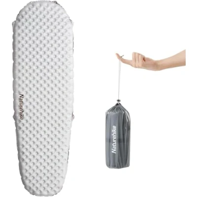 Imagen de Naturehike 5,8 R Valor Camping Colchoneta para acampar 4 estaciones Ultralight Autoinflable de Aire Colchón Duradero con Bolsa Inflable