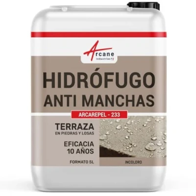 Imagen de Hidrófugo oleófugo para terraza Impermeabilizante con solvente de efecto larga duración 5 L (aproximadante 30 m²) ARCANE INDUSTRIES