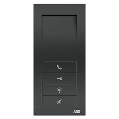 Imagen de Niessen W2154 NG Teléfono manos libres, 4 pulsadores, negro