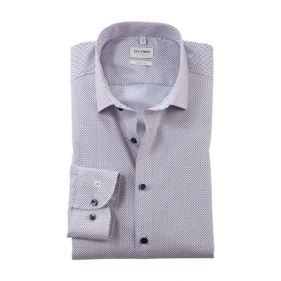 Imagen de OLYMP Camisa de manga larga para hombre Level Five, impresión giratoria en liso, nivel 5, 22 Modern Kent, Rosa claro 31, 41