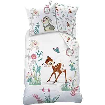 Imagen de CTI Ropa de Cama infantil Disney Bambi Claire linón Talla 40 x 60/100 135