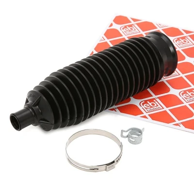 Imagen de FEBI BILSTEIN 38622 Juego de fuelle, dirección Termoplástico Eje delantero, izquierda, derecha con abrazaderas SKODA: Fabia 1 Praktik