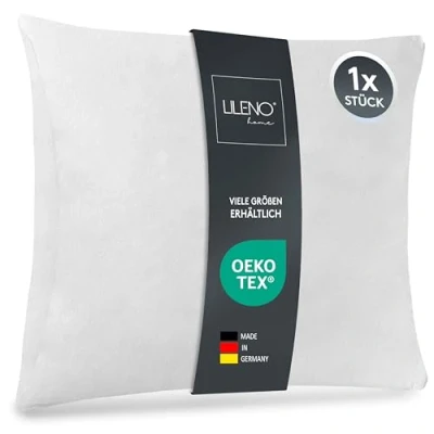 Imagen de LILENO HOME Lote de 1 Relleno Cojín 40x40 cm Interior Lavable a 40C Apto para Personas Alérgicas poliéster Inlet sofá Cóctel y Almohada