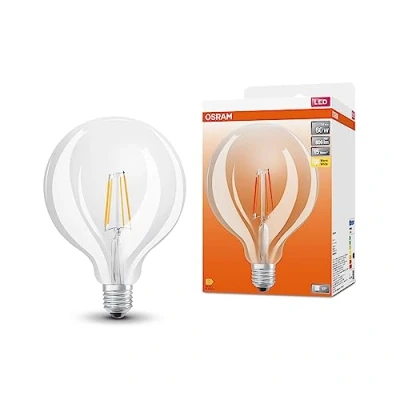 Imagen de OSRAM Lámpara LED Star Globe125 de para el Sockel E27, forma globo, FIL, 806 Lumen, Warm White (2700k), Reemplazo bombillas convencionales 60W, no Dimmable, 4 Pack