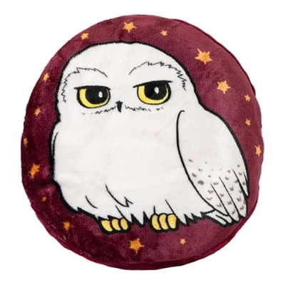Imagen de Paladone Harry Potter Hedwig Manta de cojín 2 en 1, Viaje con Licencia Oficial Potter, Plegable, Suave y esponjosa, diseño Compacto para decoración Sala Estar o Dormitorio