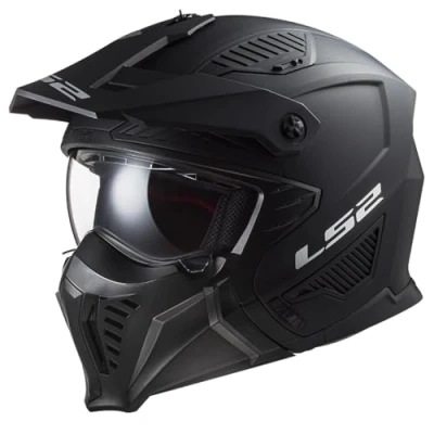 Imagen de LS2, Casco Moto Jet/Modular Drifter Solid Matt Black, S