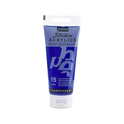 Imagen de Pébéo Acrílico Fine Studio Pintura acrílica Azul Ultramar Oscuro 100 ml