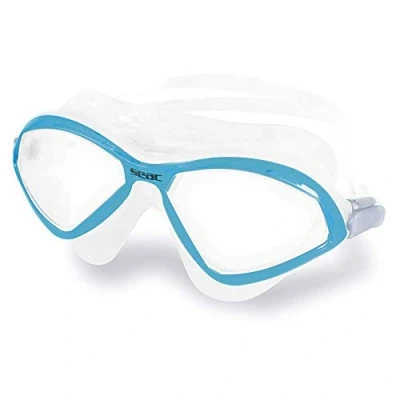 Imagen de Seac Diablo, Gafas de natación para nadar en la piscina y el mar mujeres hombres, Trasparente/Azul, Estándar