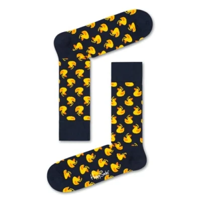 Imagen de Happy Socks Rubber Duck Sock Calcetines, Multicolor (Multicolour 650), 4/7 (Talla del Fabricante: 36 40) para Mujer