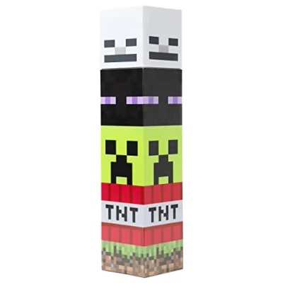 Imagen de Minecraft Botella de Agua Plástica Cuadrada Creepers Pixelados Juegos Video para Niños 650ml Regalos Mercancía Oficial