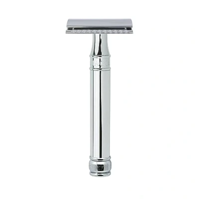 Imagen de Edwin Jagger DE89 Maquinilla DE afeitar manual doble filo ecológica y reutilizable para hombres mujeres crema o jabón Se adapta a todas las hojas (Cromo)