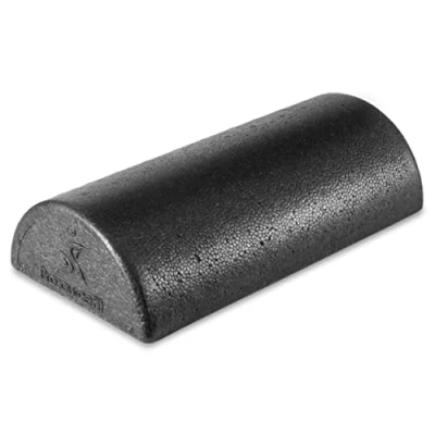 Imagen de ProsourceFit High Density Foam Rollers 12 Inches Long. Firm Full Body Athletic Massager for Back Stretching, Yoga, Pilates, Post Workout Trigger Point Release, Black