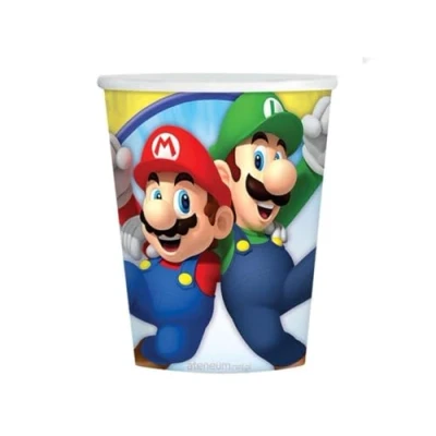 Imagen de amscan 8 Gobelets Super Mario 250 ml