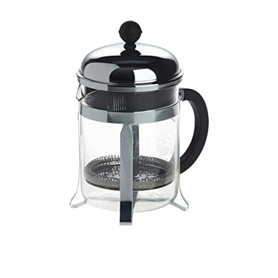 Imagen de Bodum Chambord Cafetera, color transparente, acero inoxidable, 166 x 190 105 mm, 0.5l, 17oz