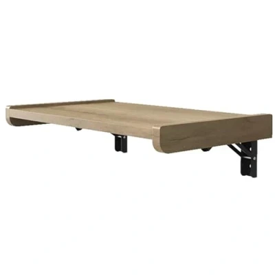 Imagen de Mesa Plegable De Pared,Escritorio Pared,Mesa Pared Cocinade Madera ,Mesa Plegable,Mesa Abatible,Mesa Flotante,Mesa Ordenador, Ahorra Espacio(Wood color,L60x40cm)
