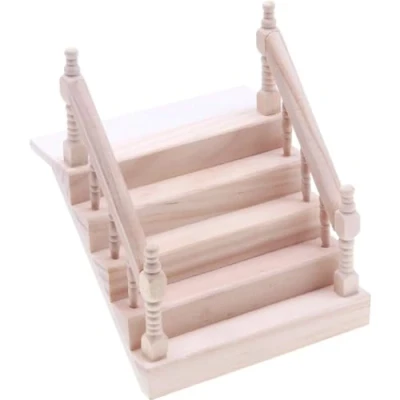 Imagen de Escaleras De Casa Muñecas En Miniatura 1:12 Modelo Madera