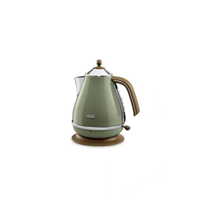Imagen de De&#039;Longhi 40031358 Tetera eléctrica, 2000 W, 1.7 L, acero inoxidable, verde
