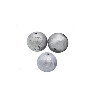 Imagen de Fonderia Roma Grigio Piombo Bola de Agujero pasante, Pesca, Gris Plomo, 200 GR