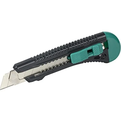 Imagen de wolfcraft Cúter de cuchillas separables estándar 18 mm I 4146000 plástico con guía metálica