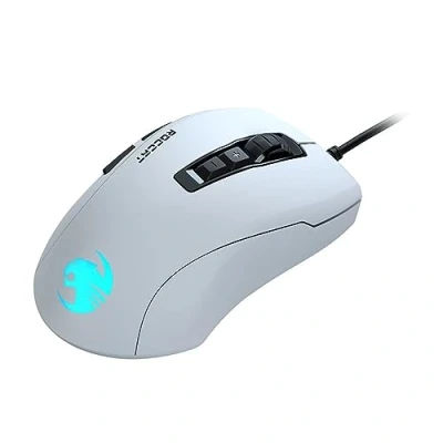 Imagen de Roccat Kone Pure Ultra Ratón ergonómico para Juegos (16000 dpi Sensor óptico RGB Iluminación Light) Blanco