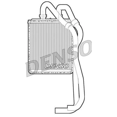 Imagen de Intercambiador de calor, calefacción interior DENSO DRR12021