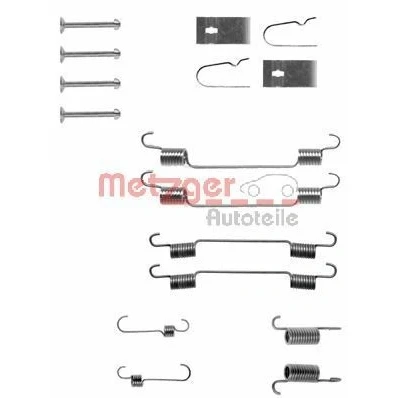 Imagen de Juego de accesorios, zapatas freno METZGER 105 0722