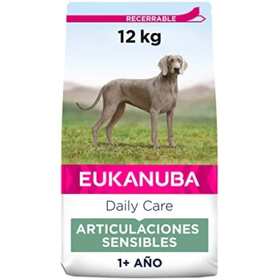 Imagen de EUKANUBA Daily Care Alimento seco para perros adultos con articulaciones sensibles que sufren molestias articulares, 12 kg