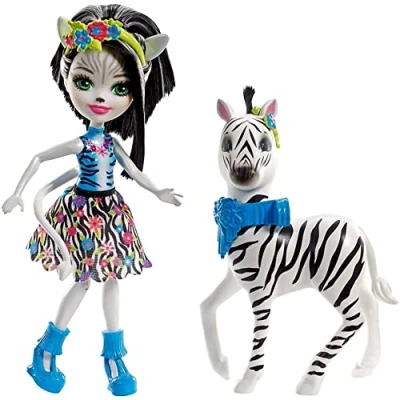 Imagen de Enchantimals Muñeca con mascota Zelena Zebra (Mattel FKY75) , color/modelo surtido