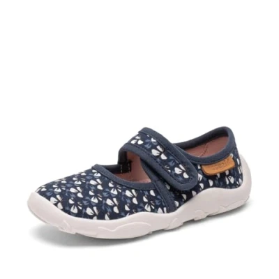 Imagen de Bisgaard Maddy Bailarinas con hebilla para niños, Talla: 31, Wild flower blue Zapatos