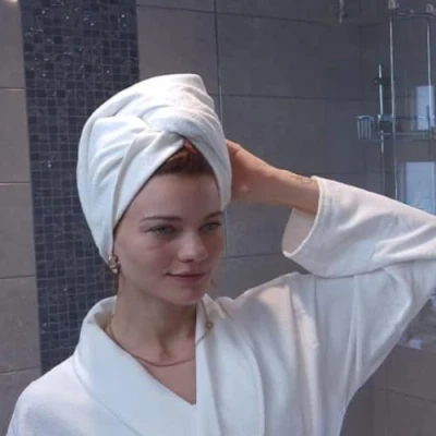 Imagen de PROTECHT DRYPLUS Toalla de Microfibra para el Pelo, Color Blanco