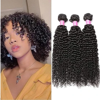 Imagen de Extensiones Brasileñas de Pelo Natural brasileño, Mechas rizado 3 rizos 8 pulgadas extensión 150g