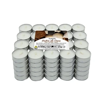 Imagen de Lumar Aromatic Velas de té aromáticas (Coco Pack 100 Velas)